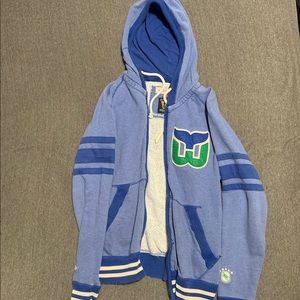 Hartford Whalers Vintage Hockey Zip Up